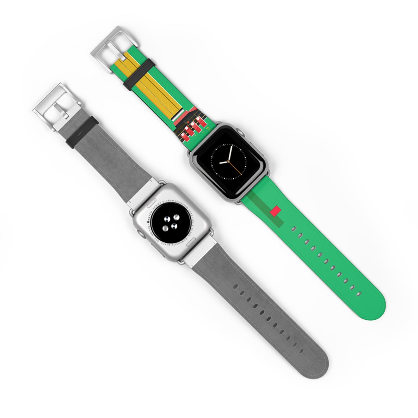GREEN MODERN LINES APPLE® WATCH BAND