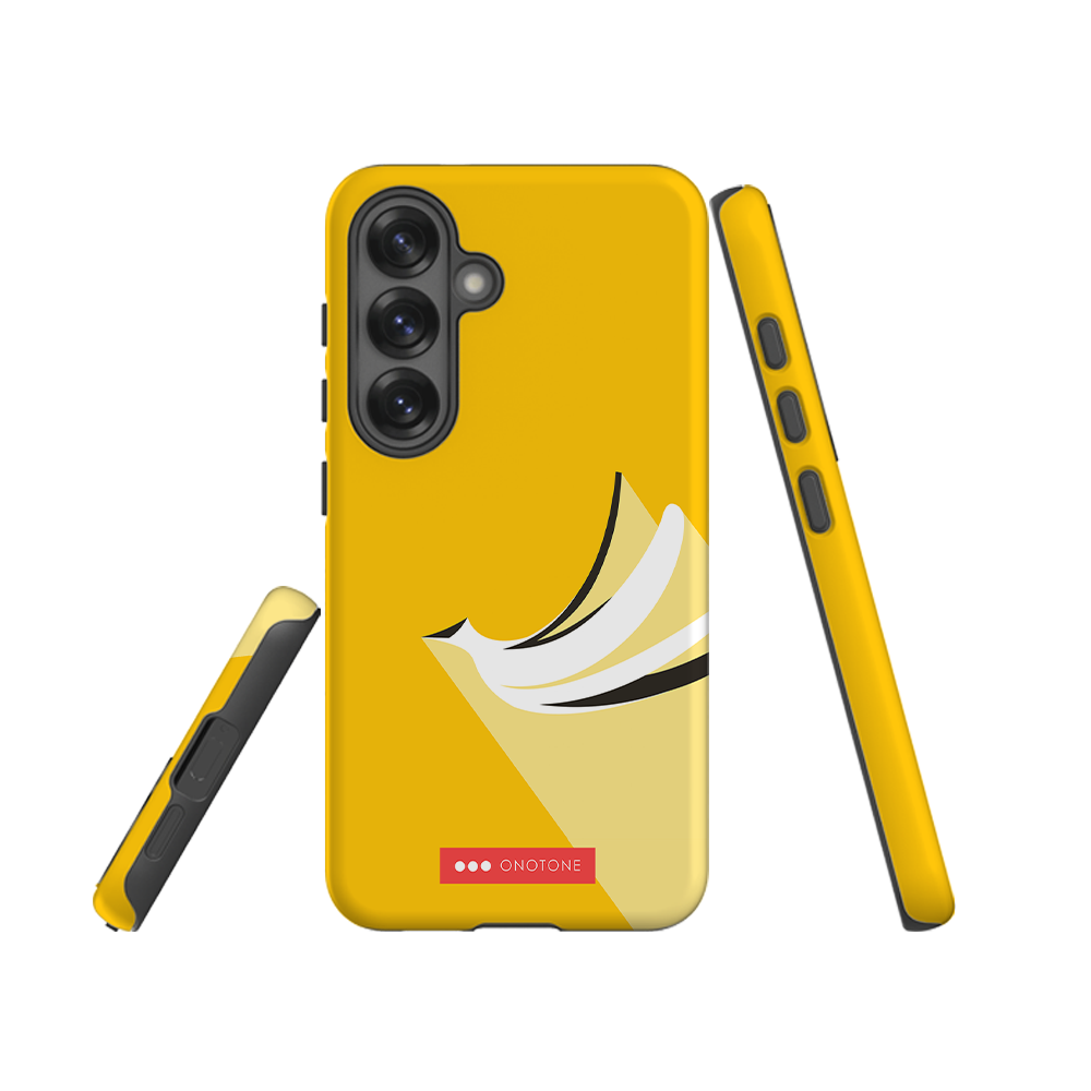 Double Layer Protection Yellow Samsung Galaxy Case