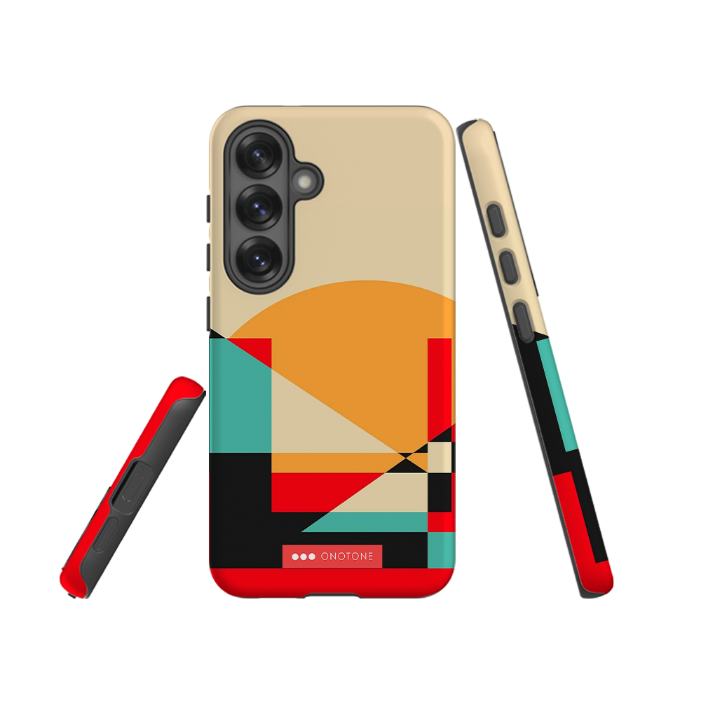 Double Layer Protection Mid Century Samsung Galaxy Case