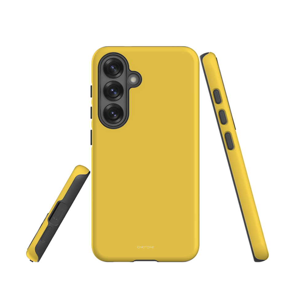 Solid Color Yellow Samsung Galaxy Case - Pantone® 128