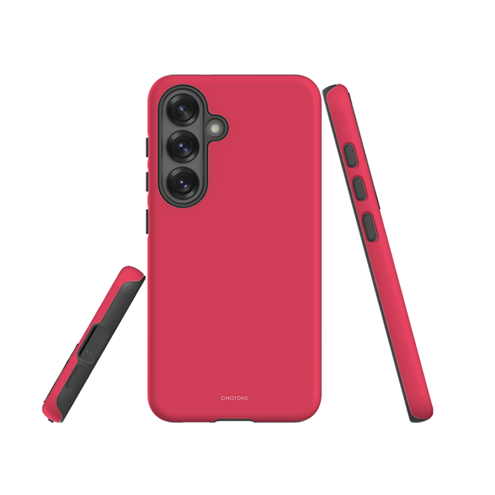 Solid Color Red Samsung Galaxy Case - Pantone® 198