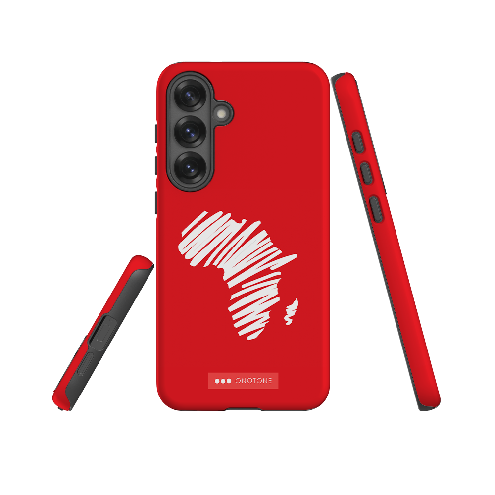 Double Layer Protection Red Africa Samsung Galaxy Case