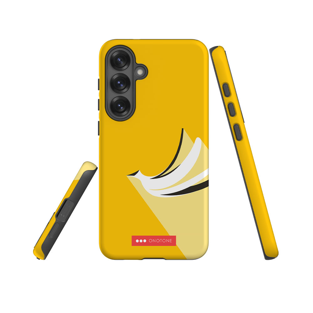 Double Layer Protection Yellow Samsung Galaxy Case