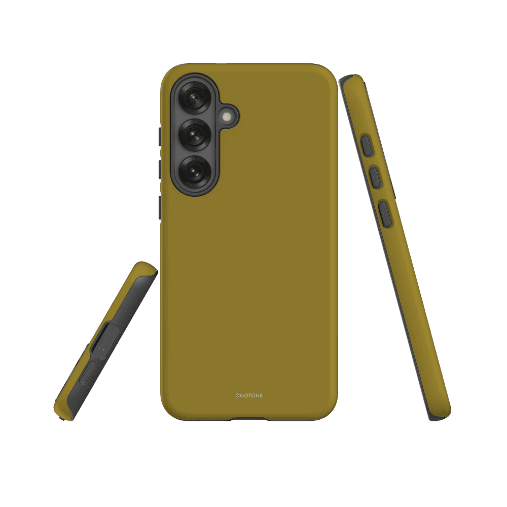 SOLID COLOR Olive yellow SAMSUNG GALAXY CASE - PANTONE® 112 INSPIRED