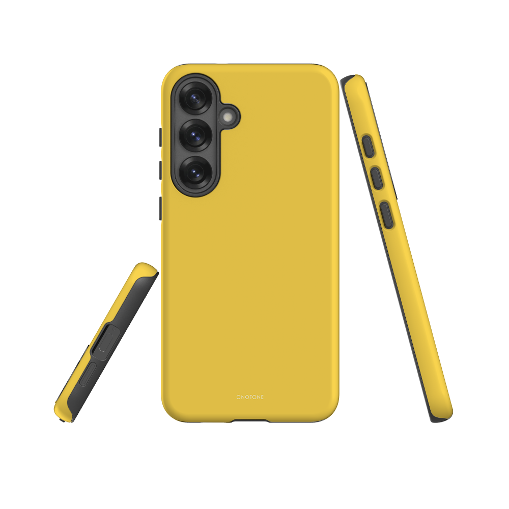 Solid Color Yellow Samsung Galaxy Case - Pantone® 128
