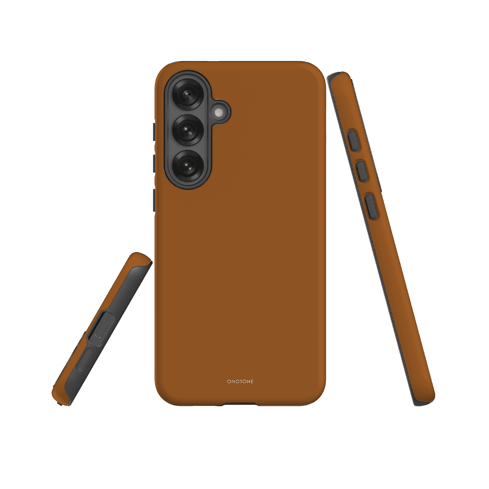 SOLID COLOR Cinnamon Brown SAMSUNG GALAXY CASE - PANTONE® 154 INSPIRED
