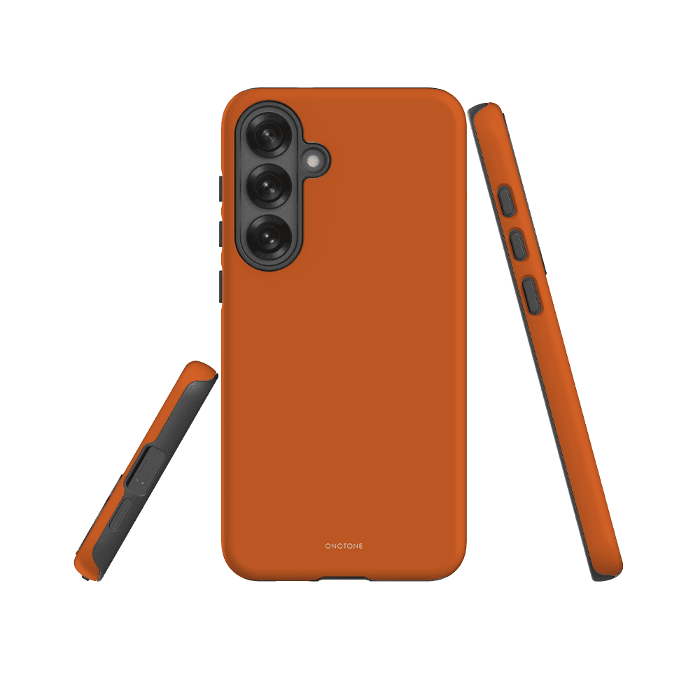 SOLID COLOR Rusty Orange SAMSUNG GALAXY CASE - PANTONE® 159 INSPIRED