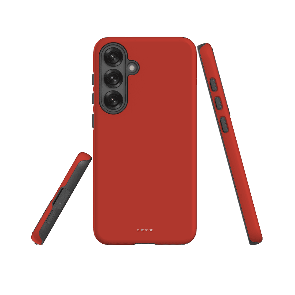 SOLID COLOR Crimson Brown SAMSUNG GALAXY CASE - PANTONE® 180 INSPIRED