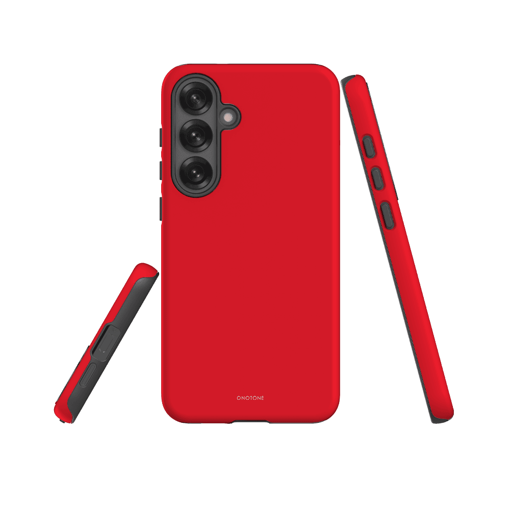 SOLID COLOR Red SAMSUNG GALAXY CASE - PANTONE® 185 INSPIRED