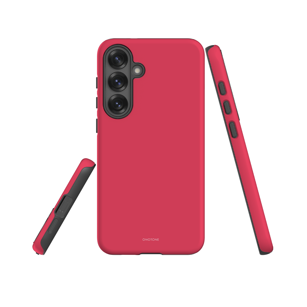 Solid Color Red Samsung Galaxy Case - Pantone® 198