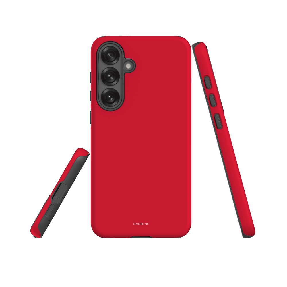 SOLID COLOR Deep Red SAMSUNG GALAXY CASE - PANTONE® 199 INSPIRED