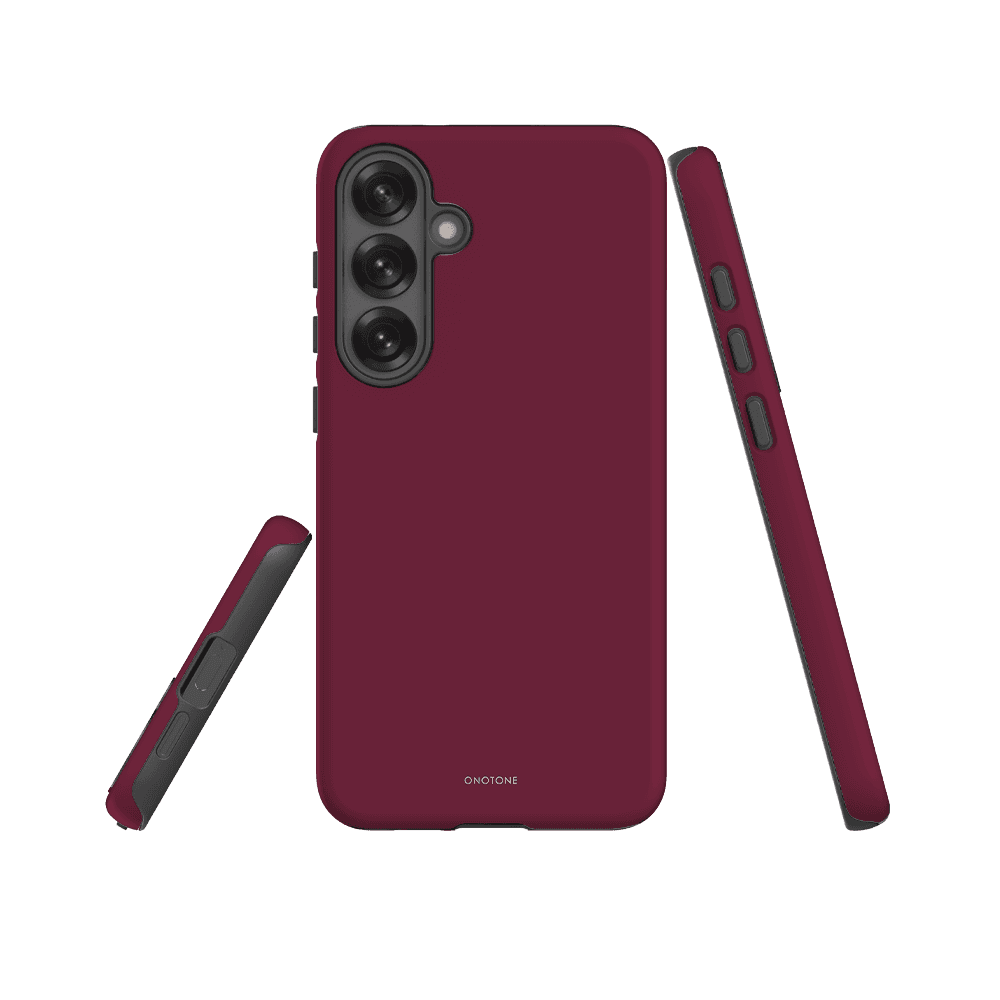 SOLID COLOR Burgundy Brown SAMSUNG GALAXY CASE - PANTONE® 209 INSPIRED