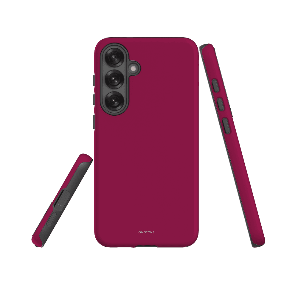 SOLID COLOR Deep Maroon SAMSUNG GALAXY CASE - PANTONE® 221 INSPIRED