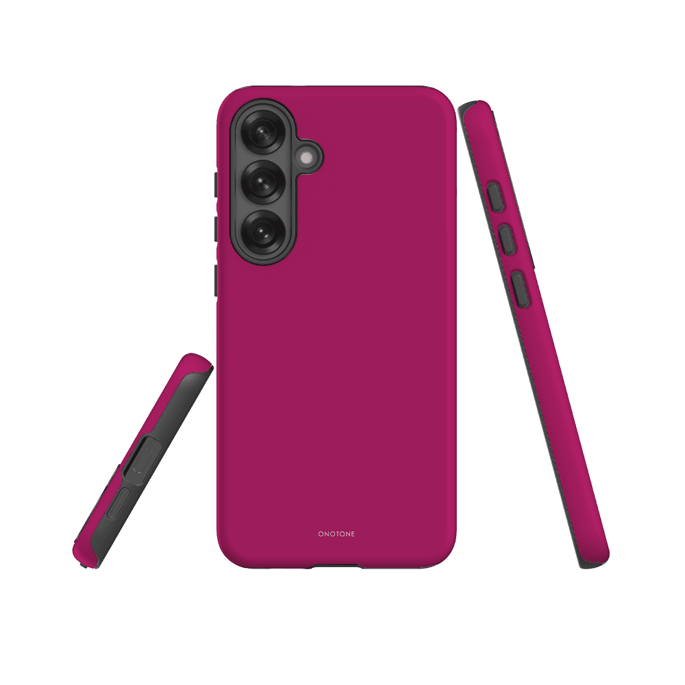 SOLID COLOR Burgundy Red SAMSUNG GALAXY CASE - PANTONE® 227 INSPIRED