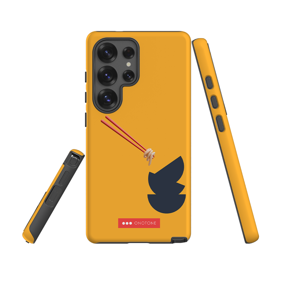 Double Layer Protection Yellow Modern Samsung Galaxy Case