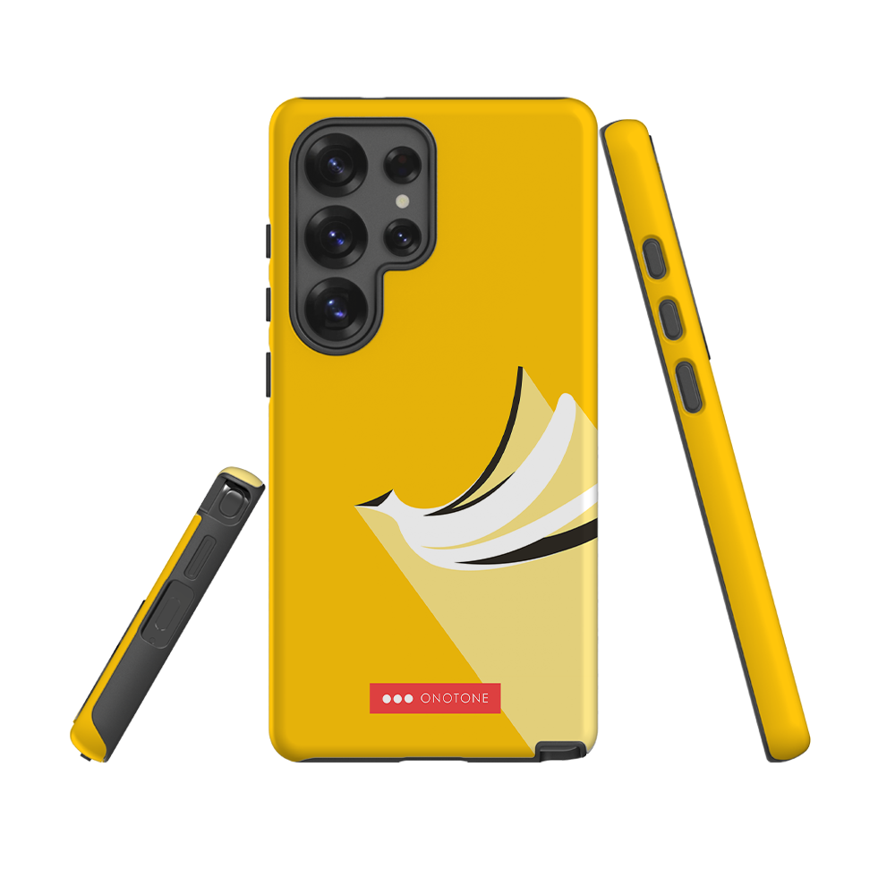 Double Layer Protection Yellow Samsung Galaxy Case