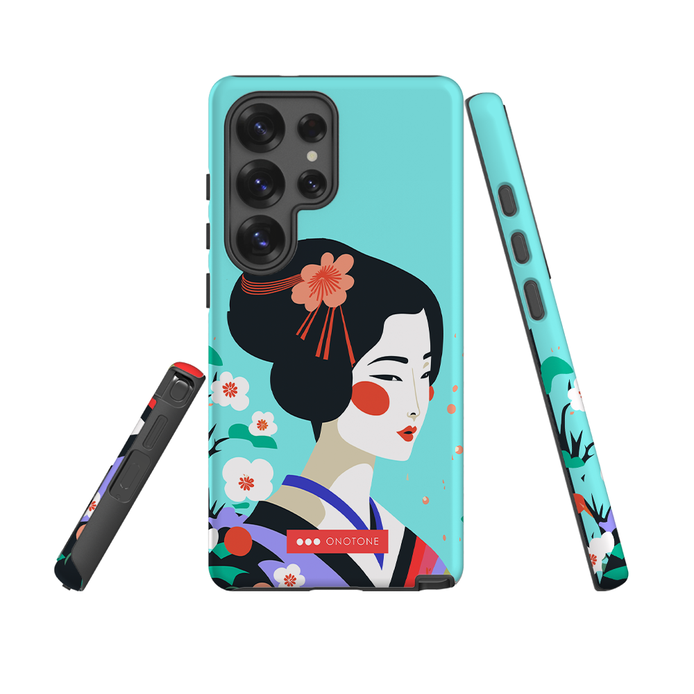 Double Layer Protection Geisha Samsung Galaxy Case