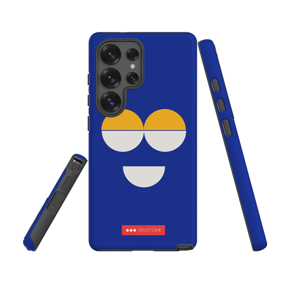 Double Layer Protection Blue Modern Samsung Galaxy Case