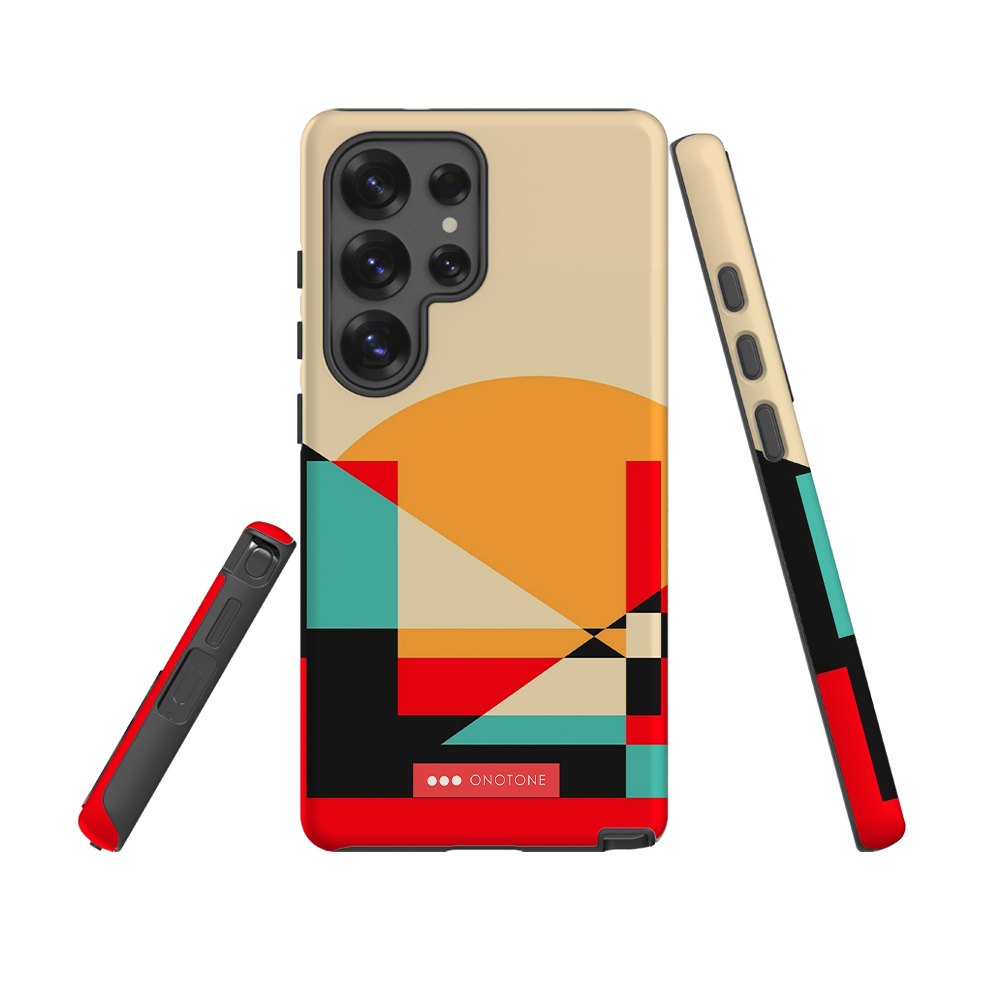 Double Layer Protection Mid Century Samsung Galaxy Case