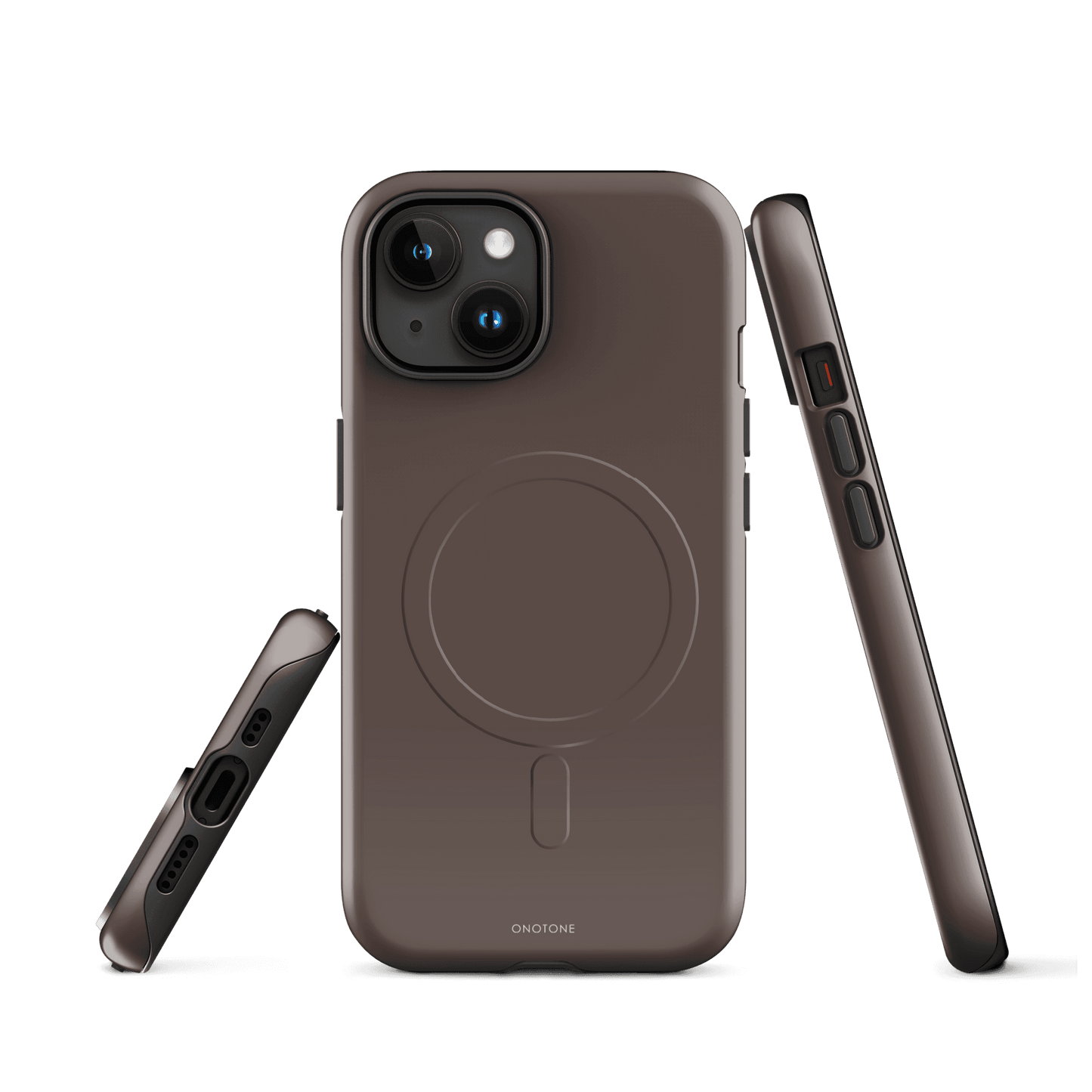 TAUPE MINIMALIST IPHONE® CASE - PANTONE® CHOCOLATE MARTINI