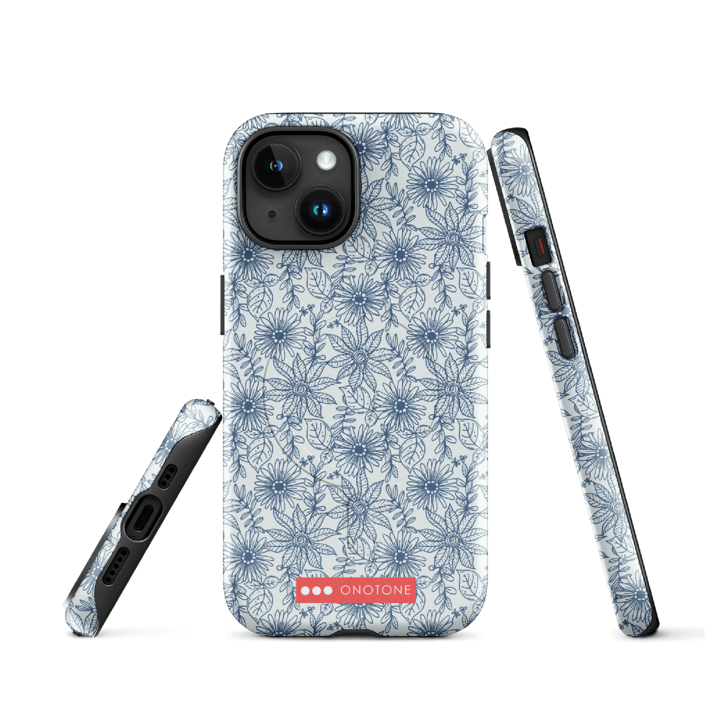 Japanese design indigo iPhone® Case (IND-041)