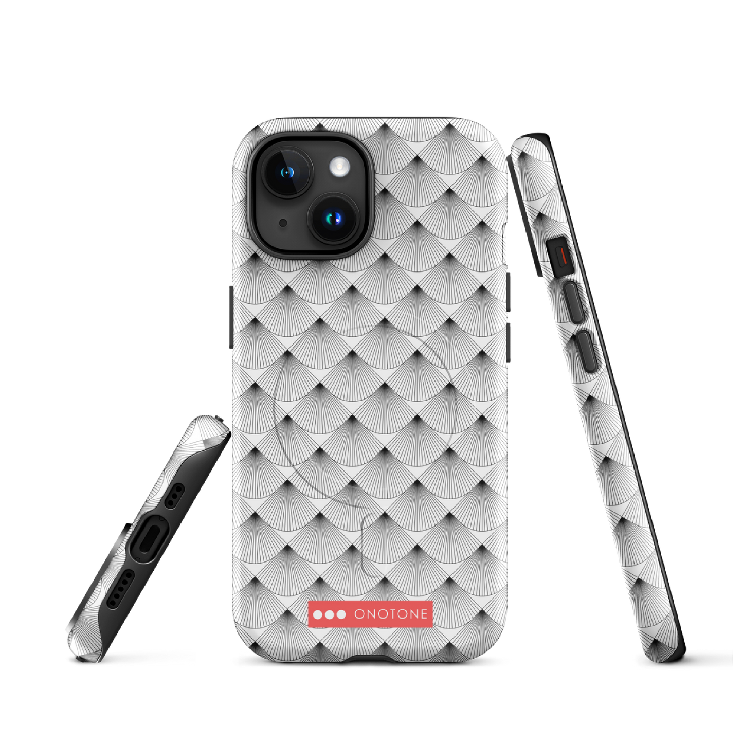 Japanese design indigo iPhone® Case with patterns