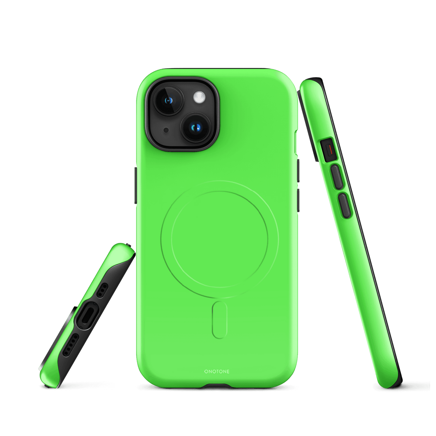 Neon Green iPhone Case - Pantone Green Gecko