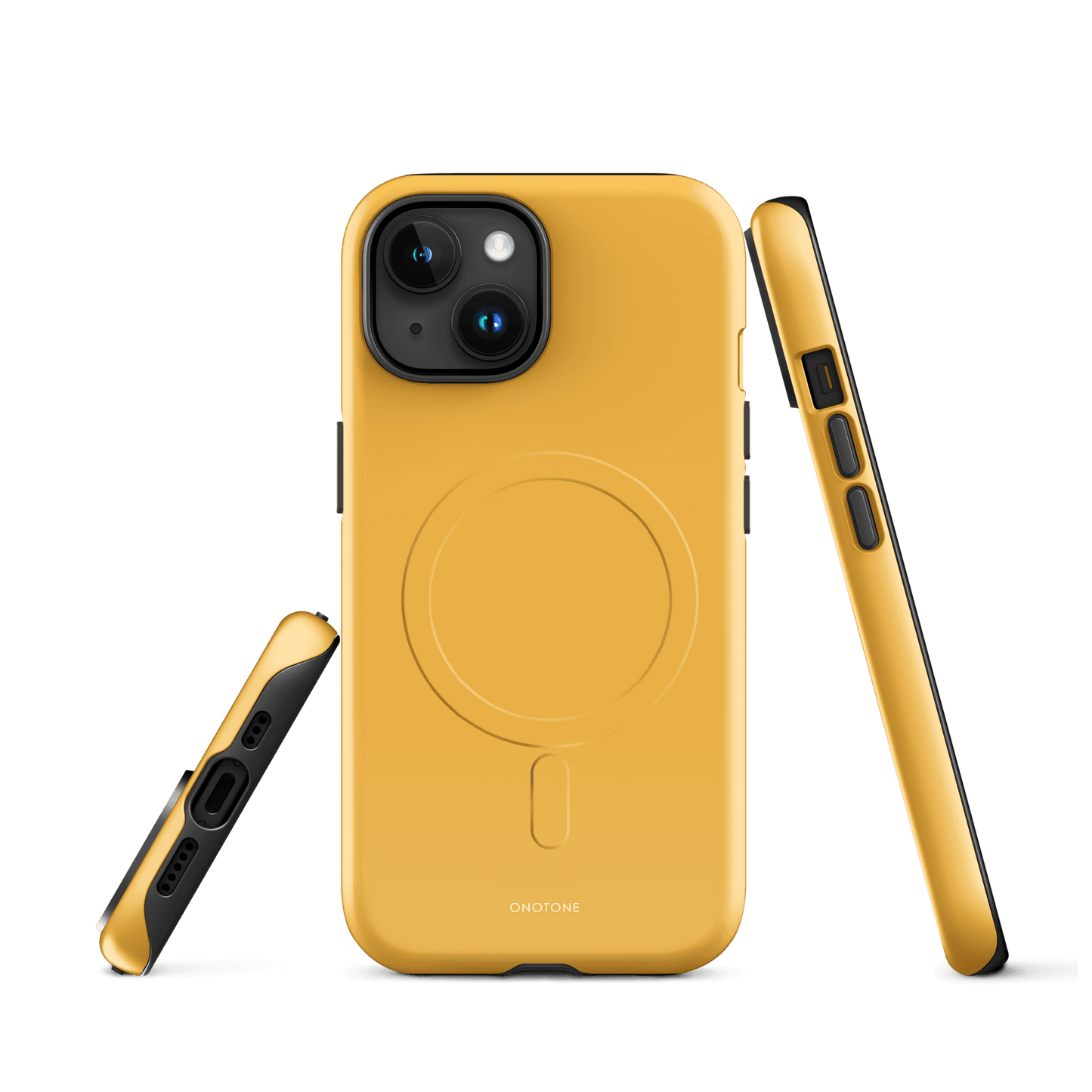 Dual Layer yellow iPhone® Case - Pantone® 136