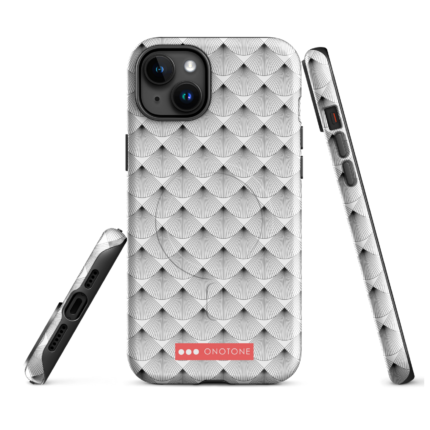 Japanese design indigo iPhone® Case with patterns