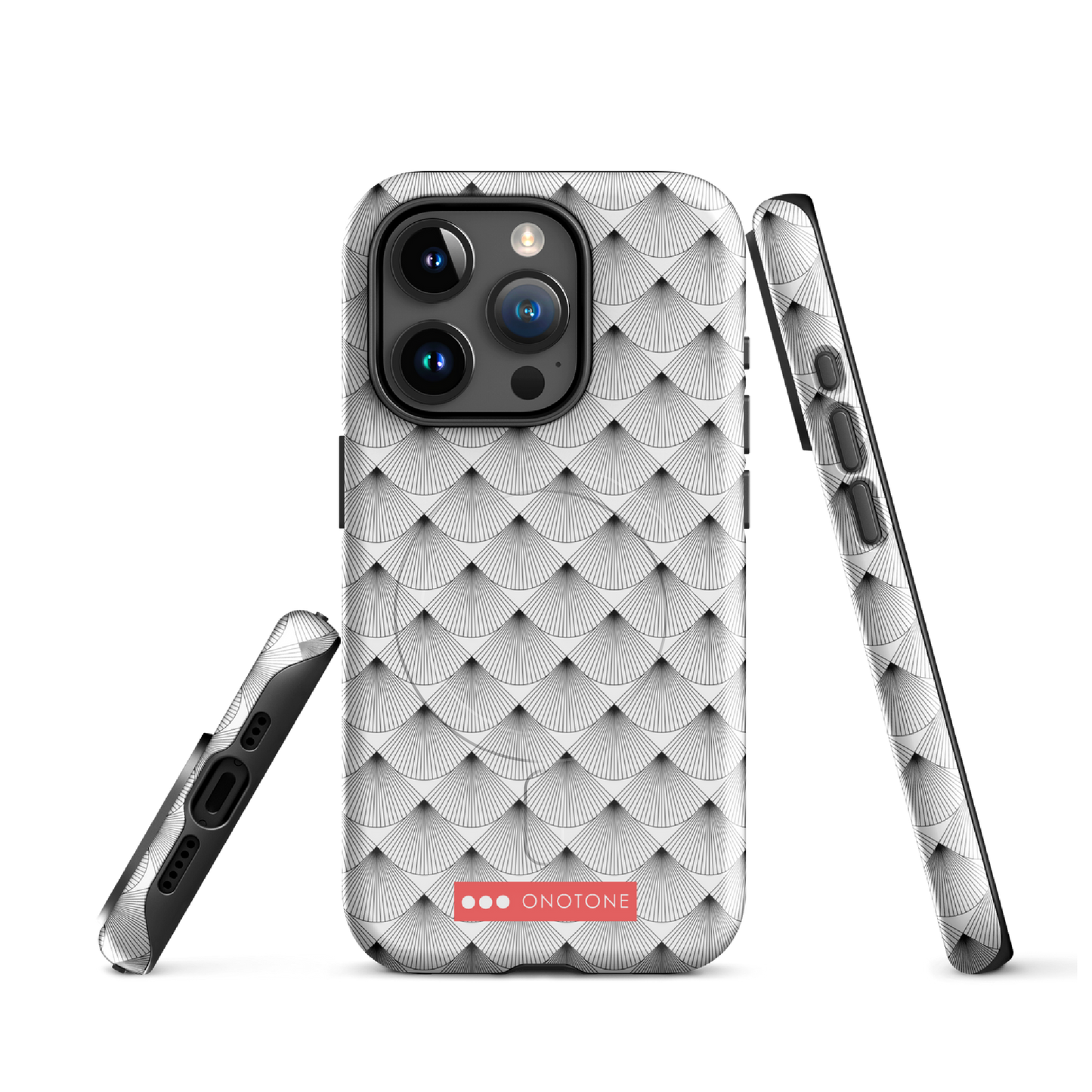 Japanese design indigo iPhone® Case with patterns