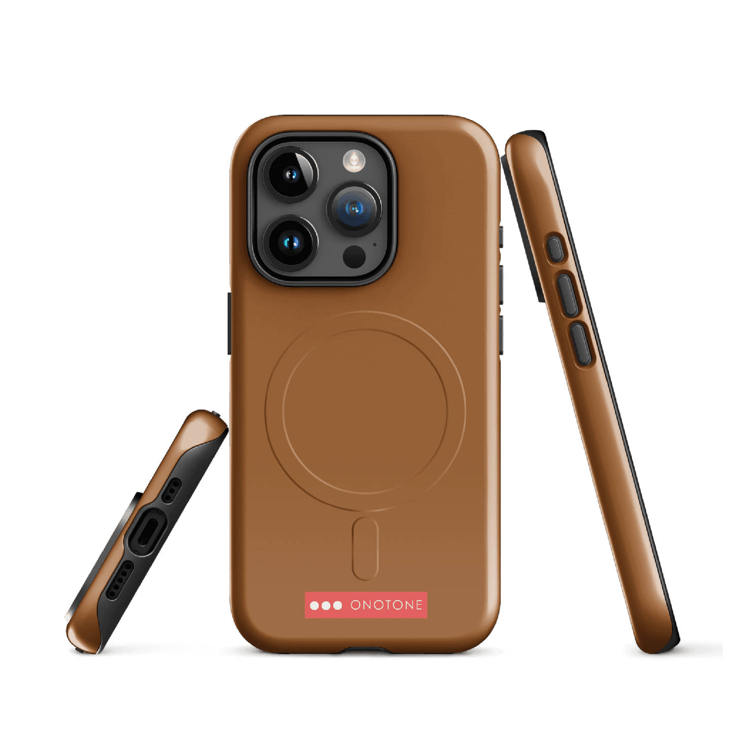 Solid Color brown iPhone® Case - Pantone® 154