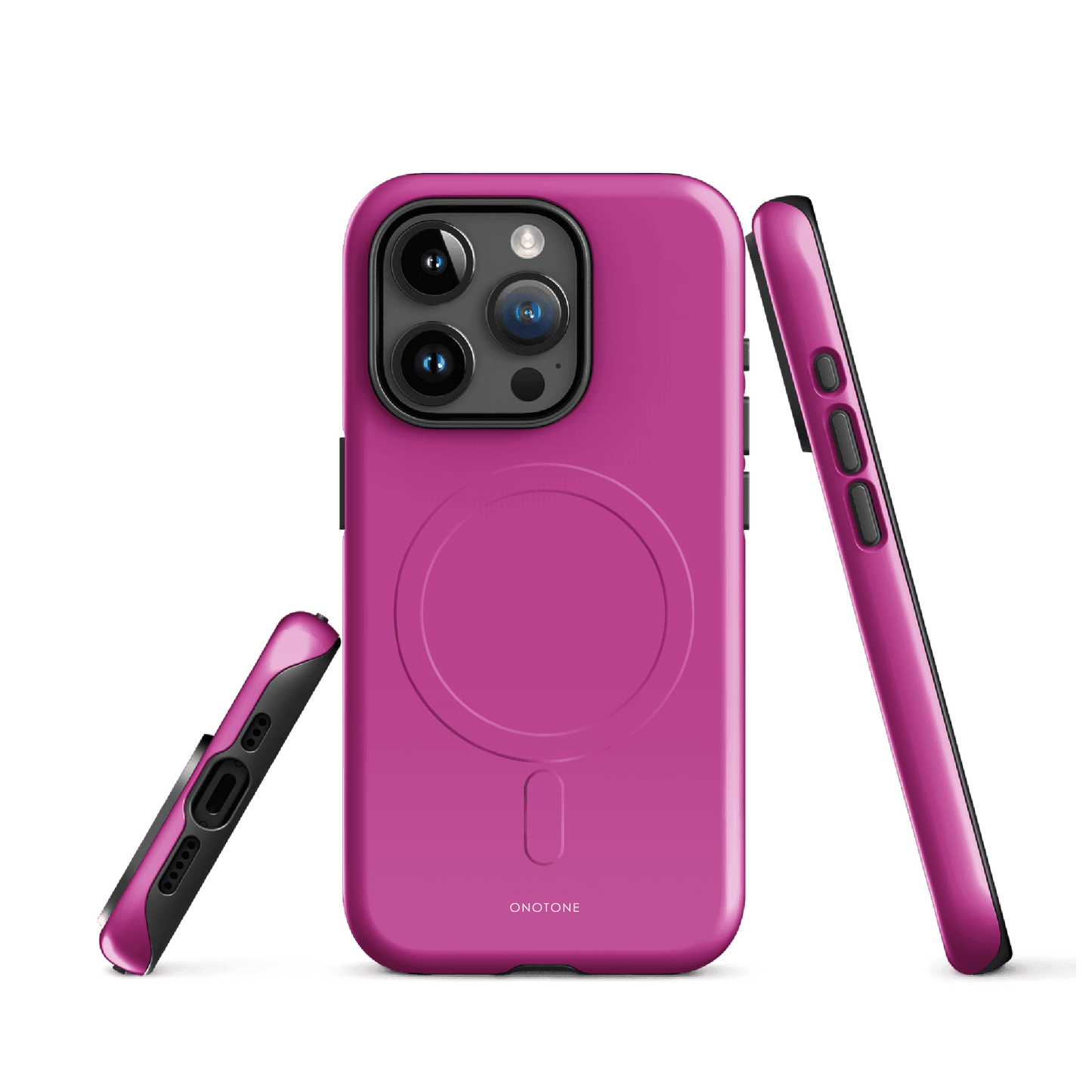 Solid Color pink iPhone® Case - Pantone® 240
