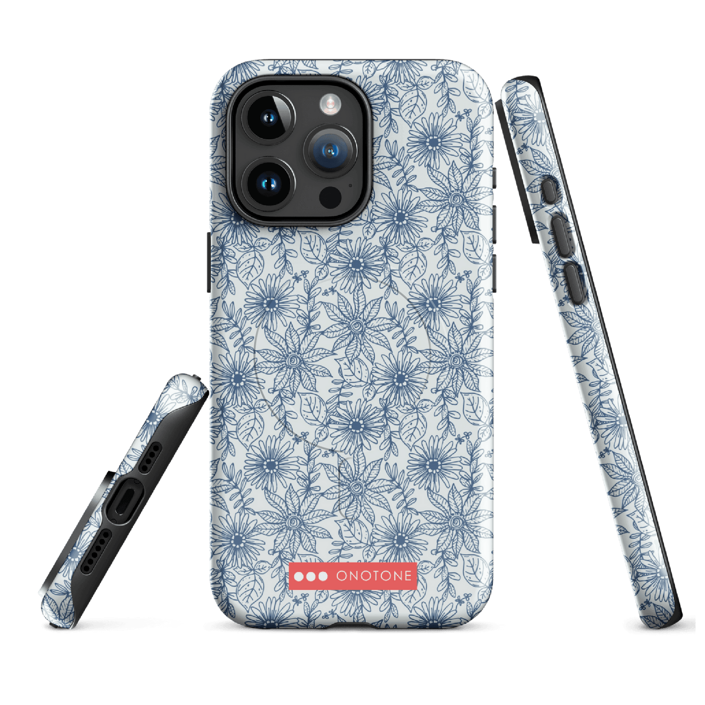 Japanese design indigo iPhone® Case (IND-041)