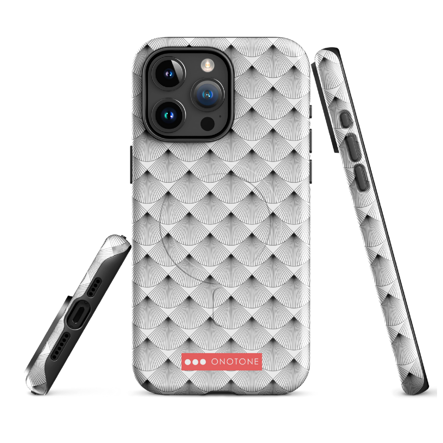 Japanese design indigo iPhone® Case with patterns