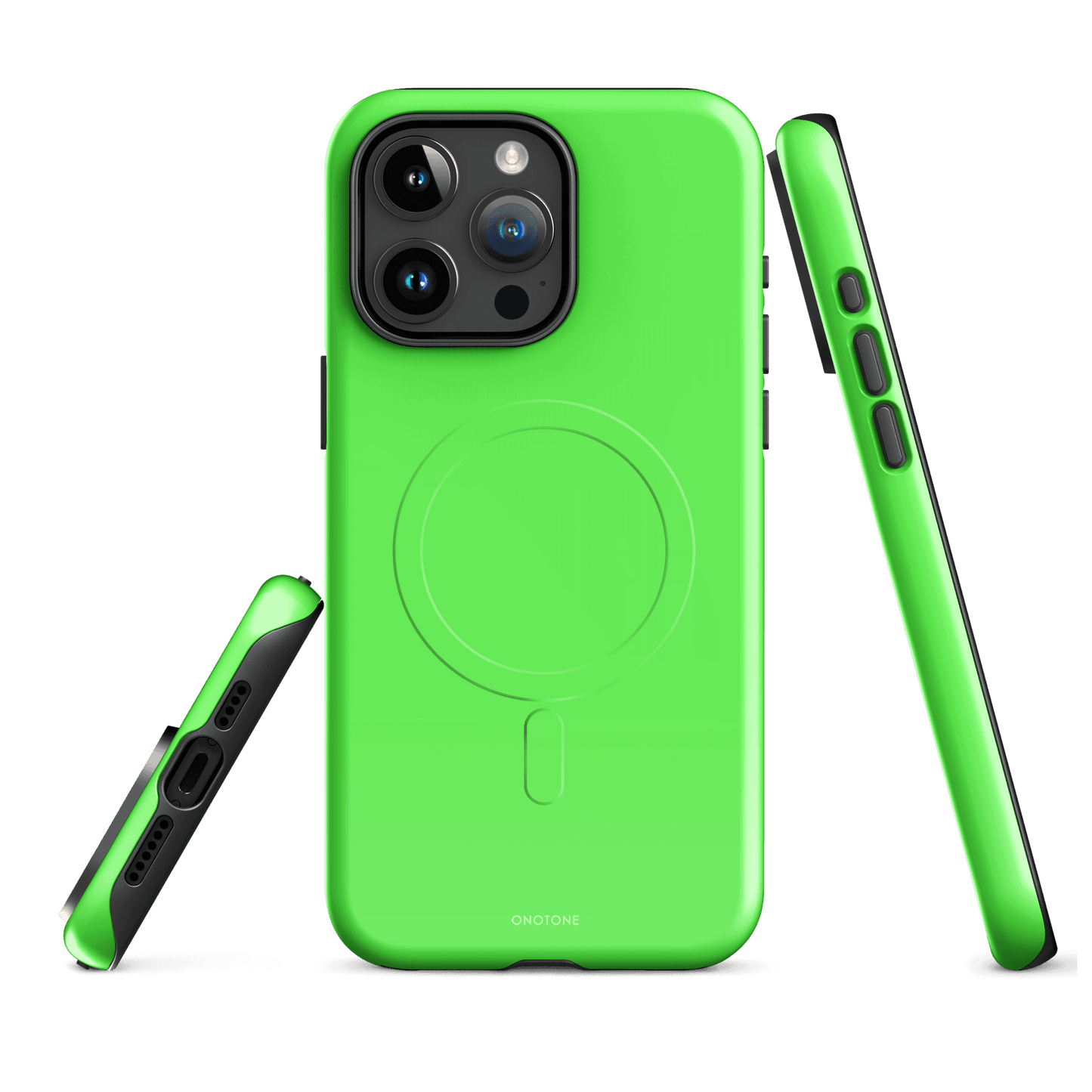 Neon Green iPhone Case - Pantone Green Gecko