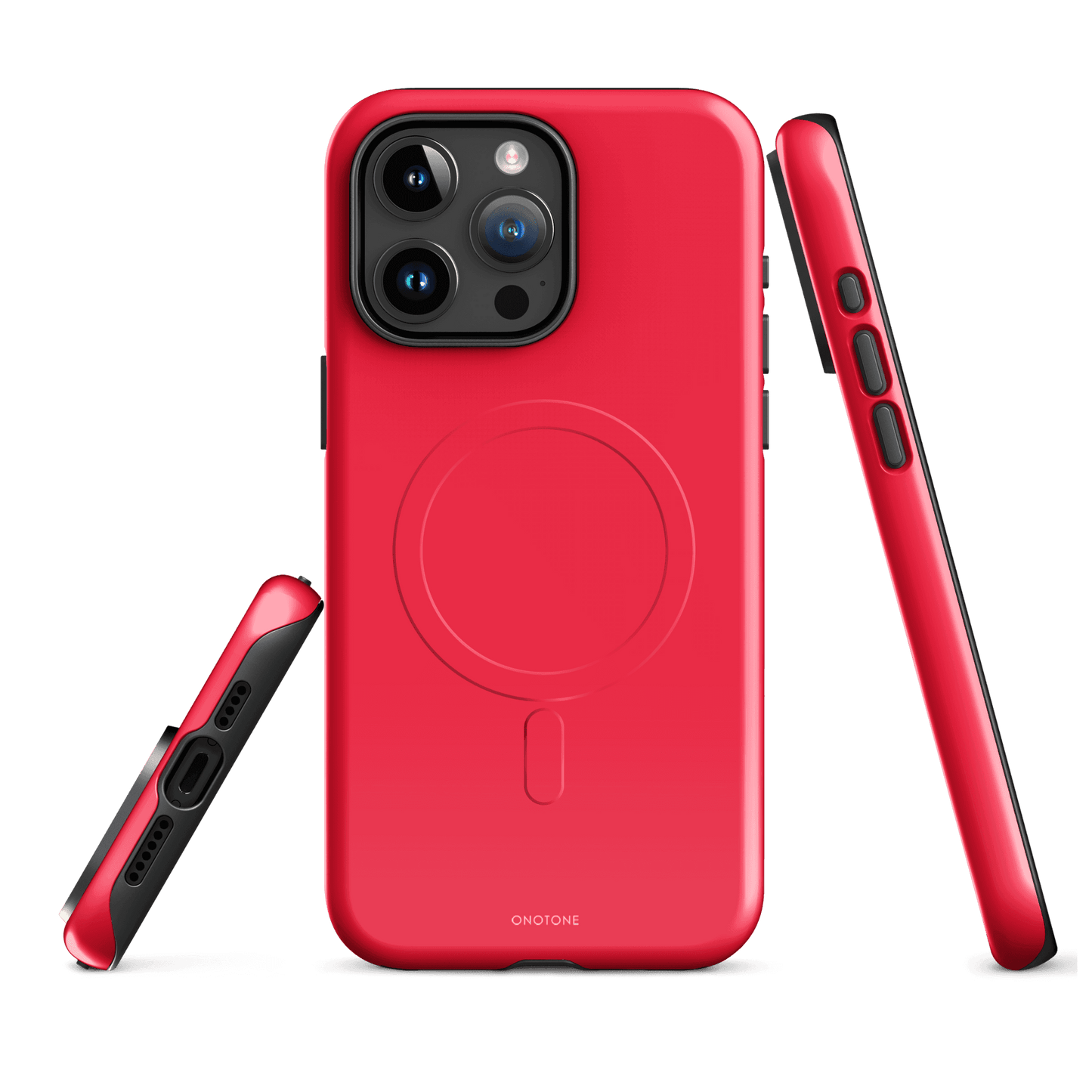 Neon Red iPhone Case