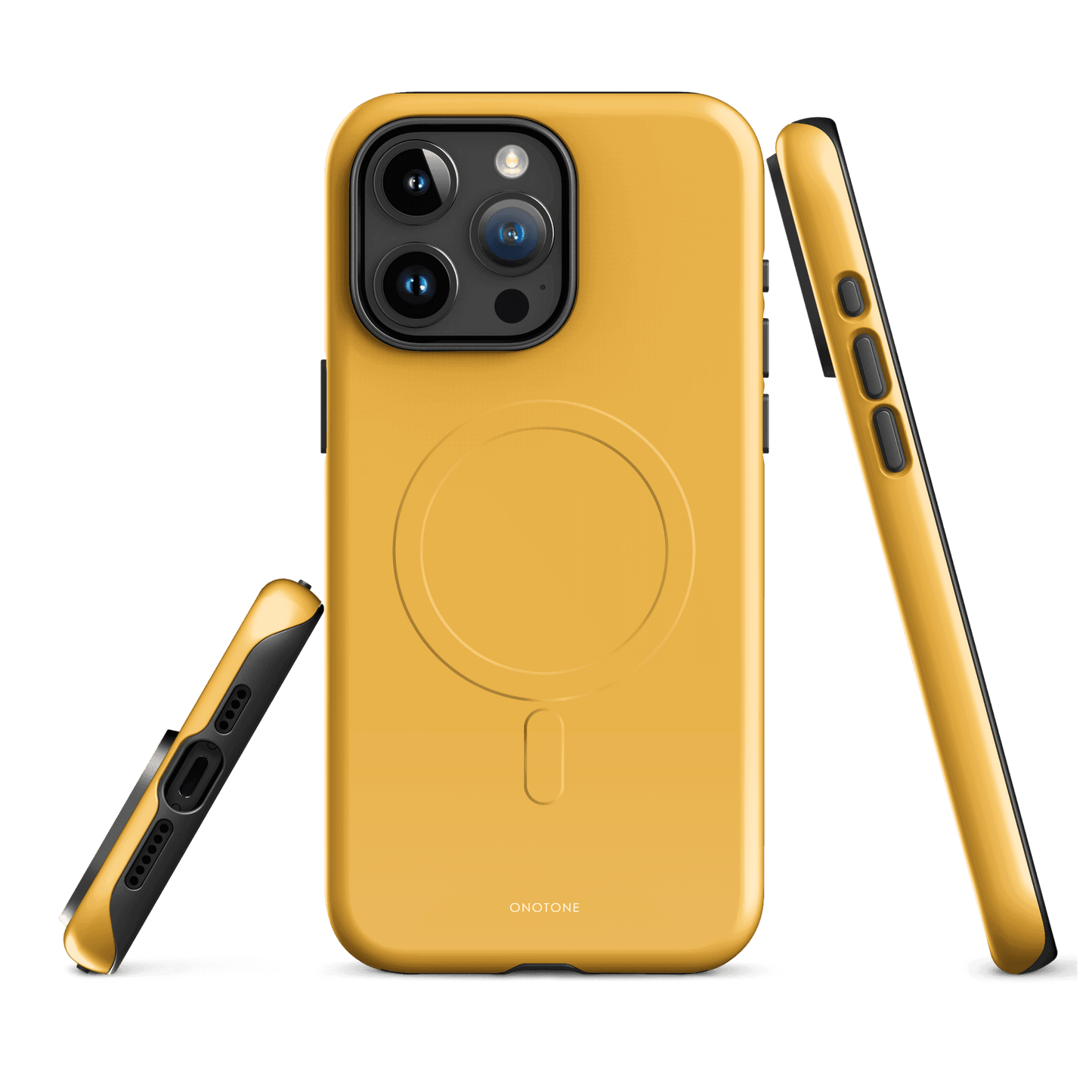 Dual Layer yellow iPhone® Case - Pantone® 136