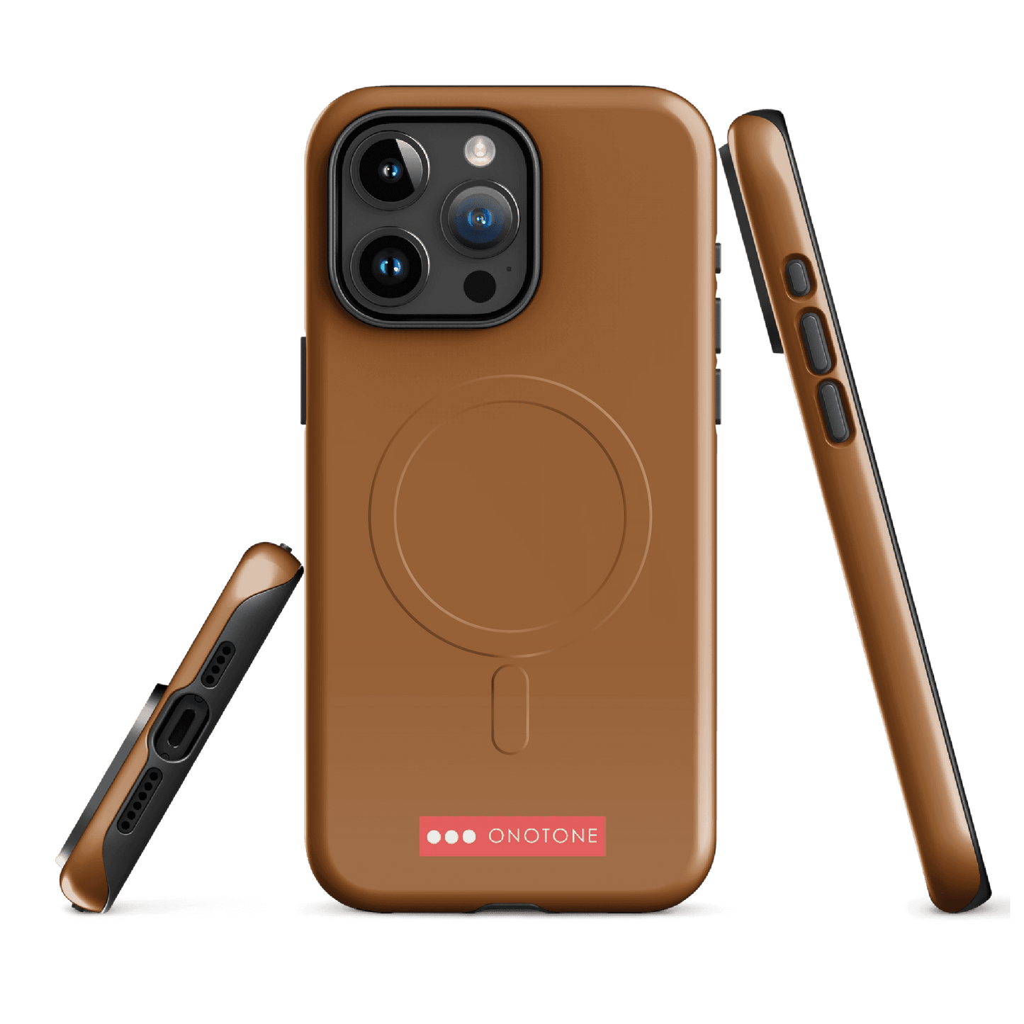 Solid Color brown iPhone® Case - Pantone® 154