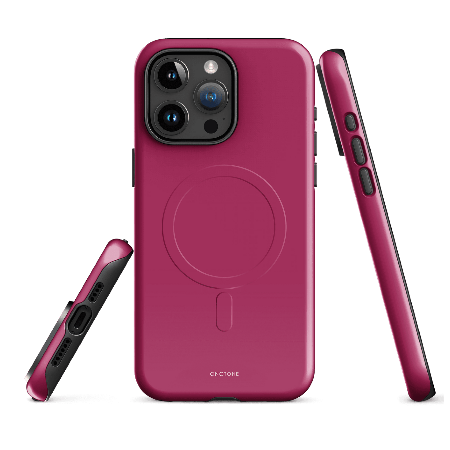 Solid Color pink iPhone® Case - Pantone® 220