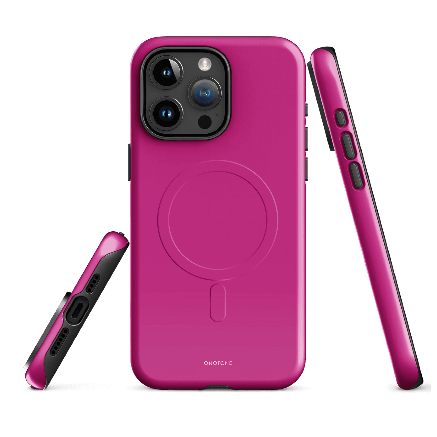 Solid Color pink iPhone® Case - Pantone® 233