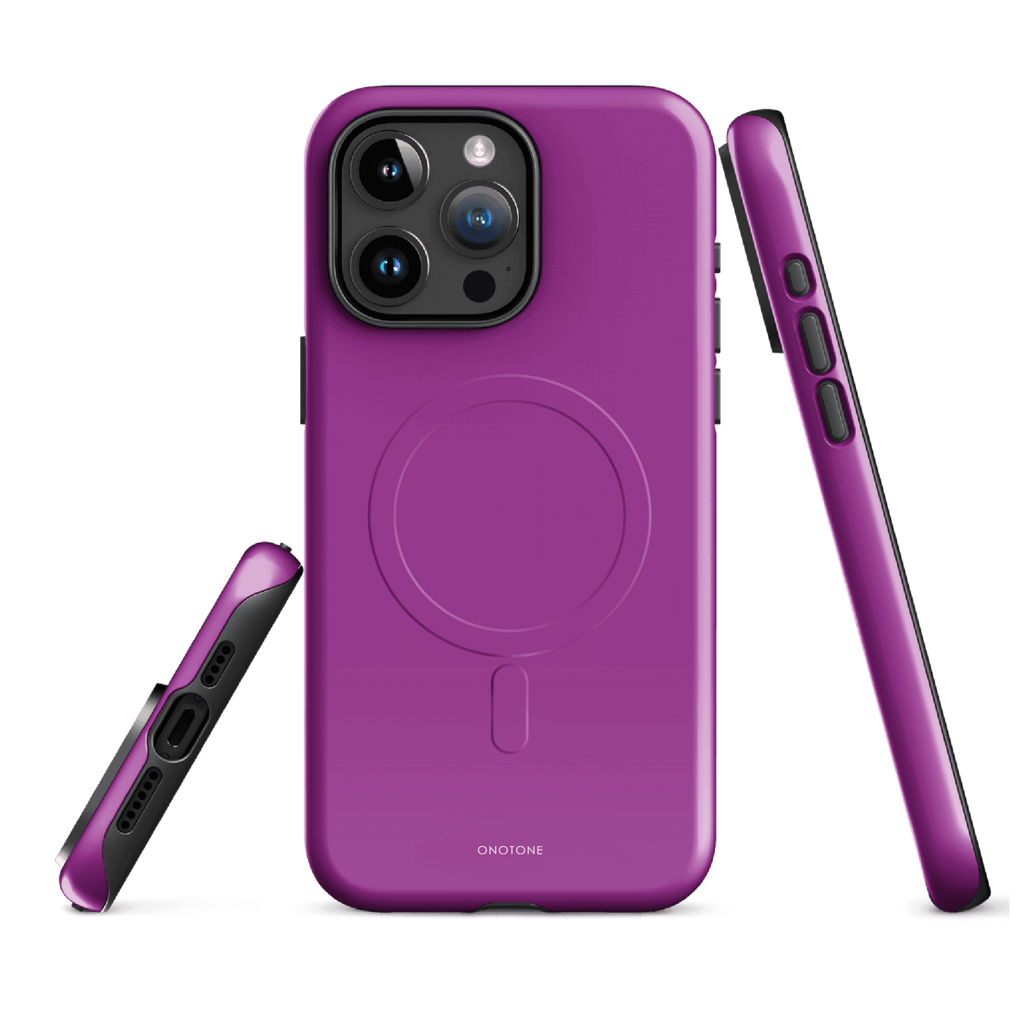 Solid Color purple iPhone® Case - Pantone® 254