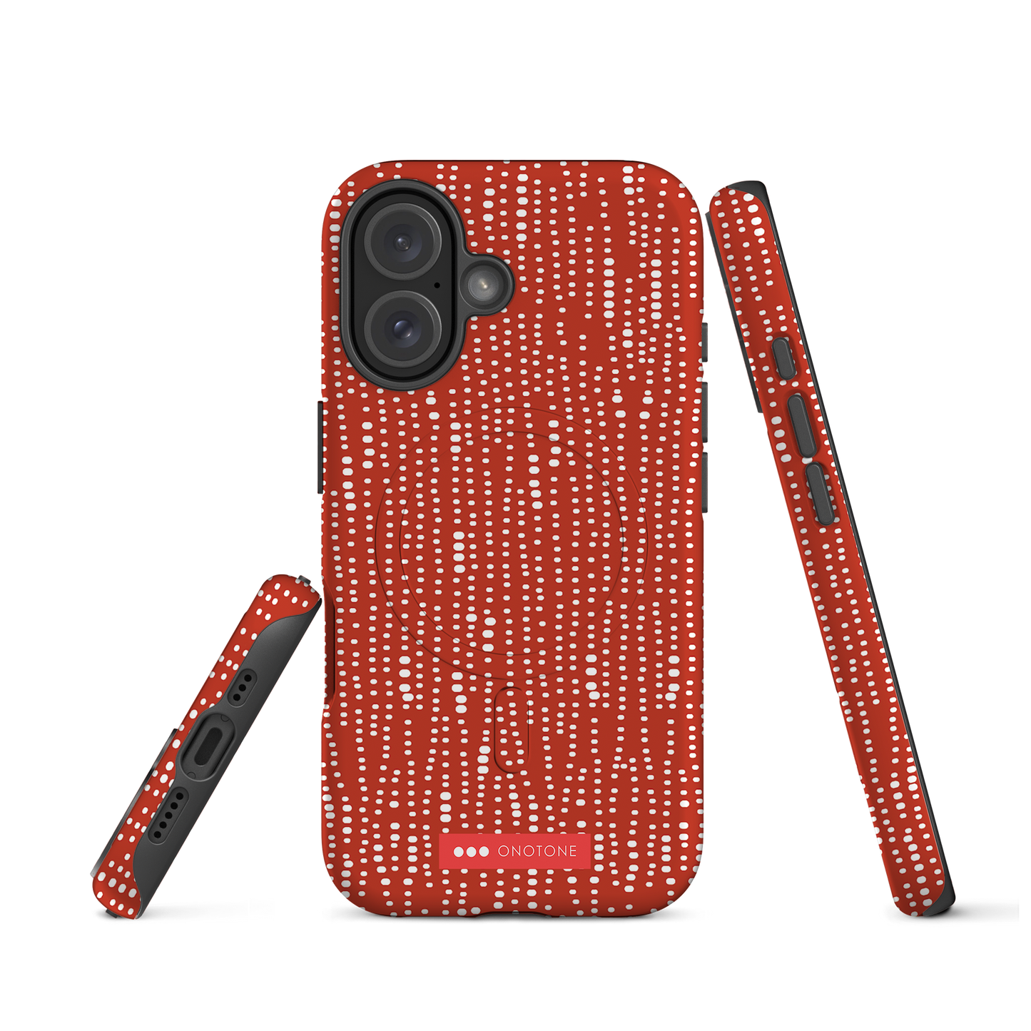 Japanese design indigo iPhone® Case with dotted patterns