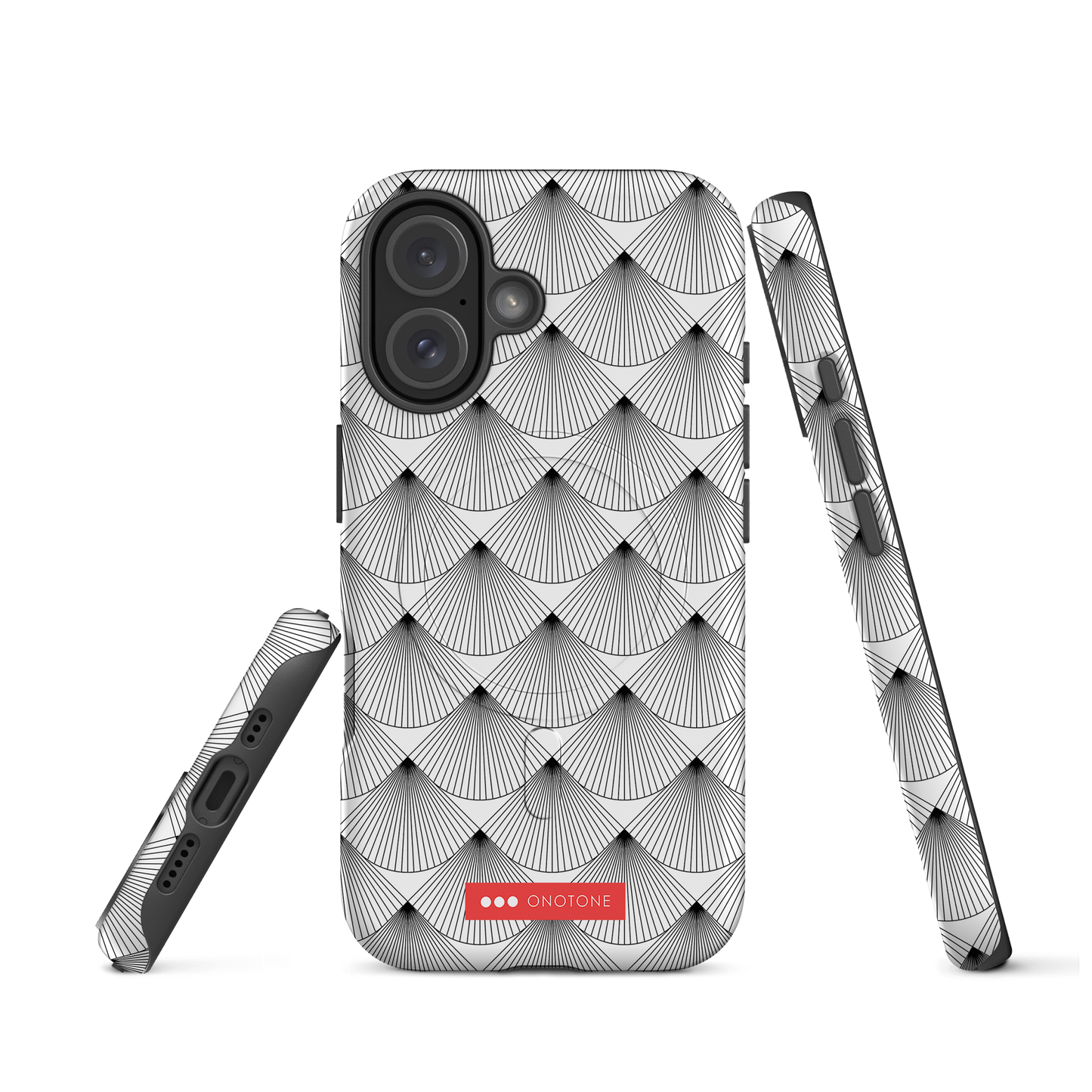 Japanese design indigo iPhone® Case with patterns