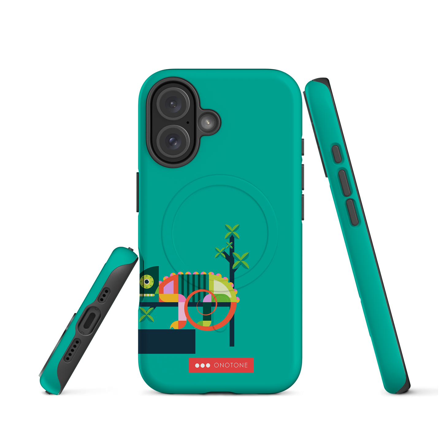 Dual Layer green modern iPhone® Case ( MD-2569)