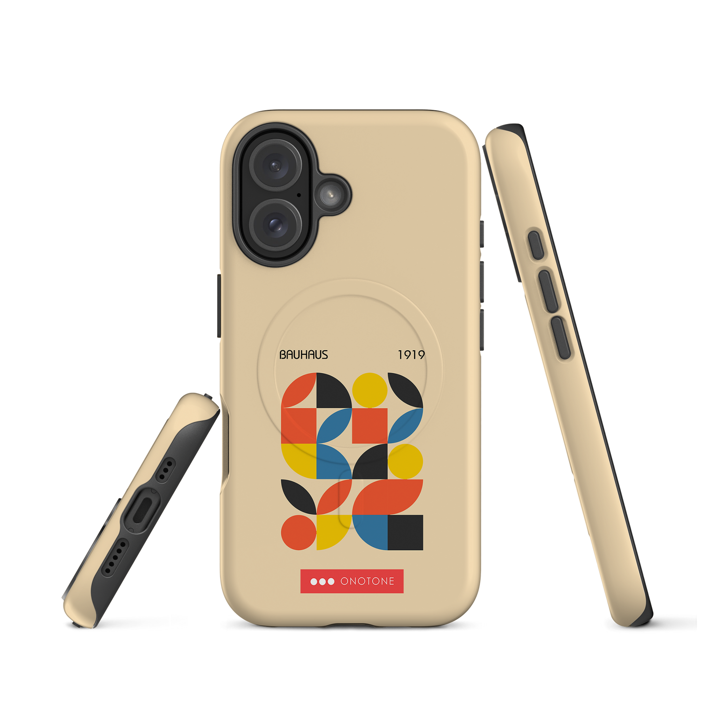 Dual Layer Bauhaus modern iPhone® Case