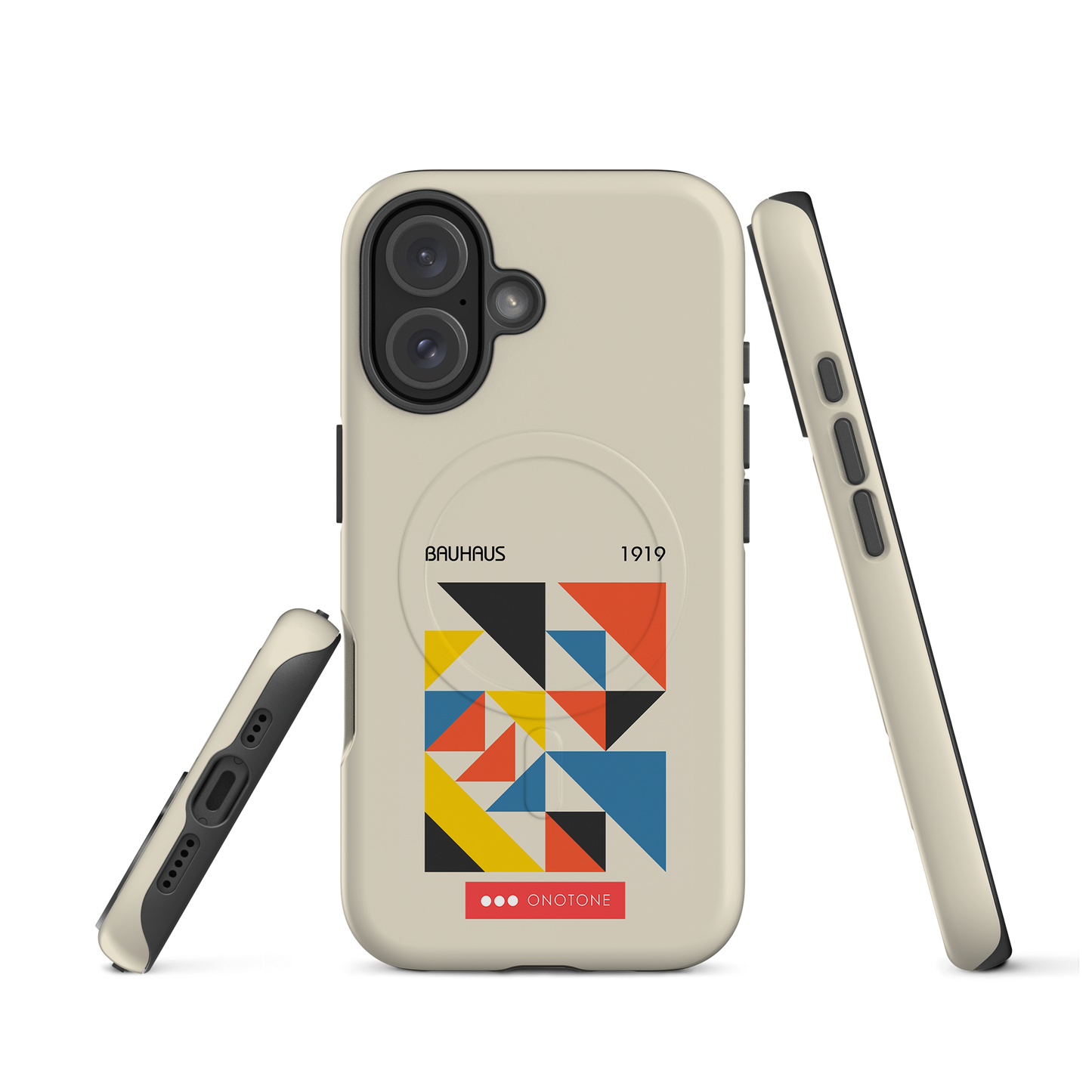 Dual Layer Bauhaus modern iPhone® Case
