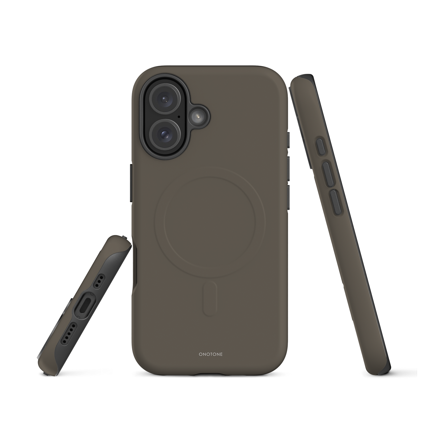 GRAY MINIMALIST IPHONE® CASE - PANTONE® 405