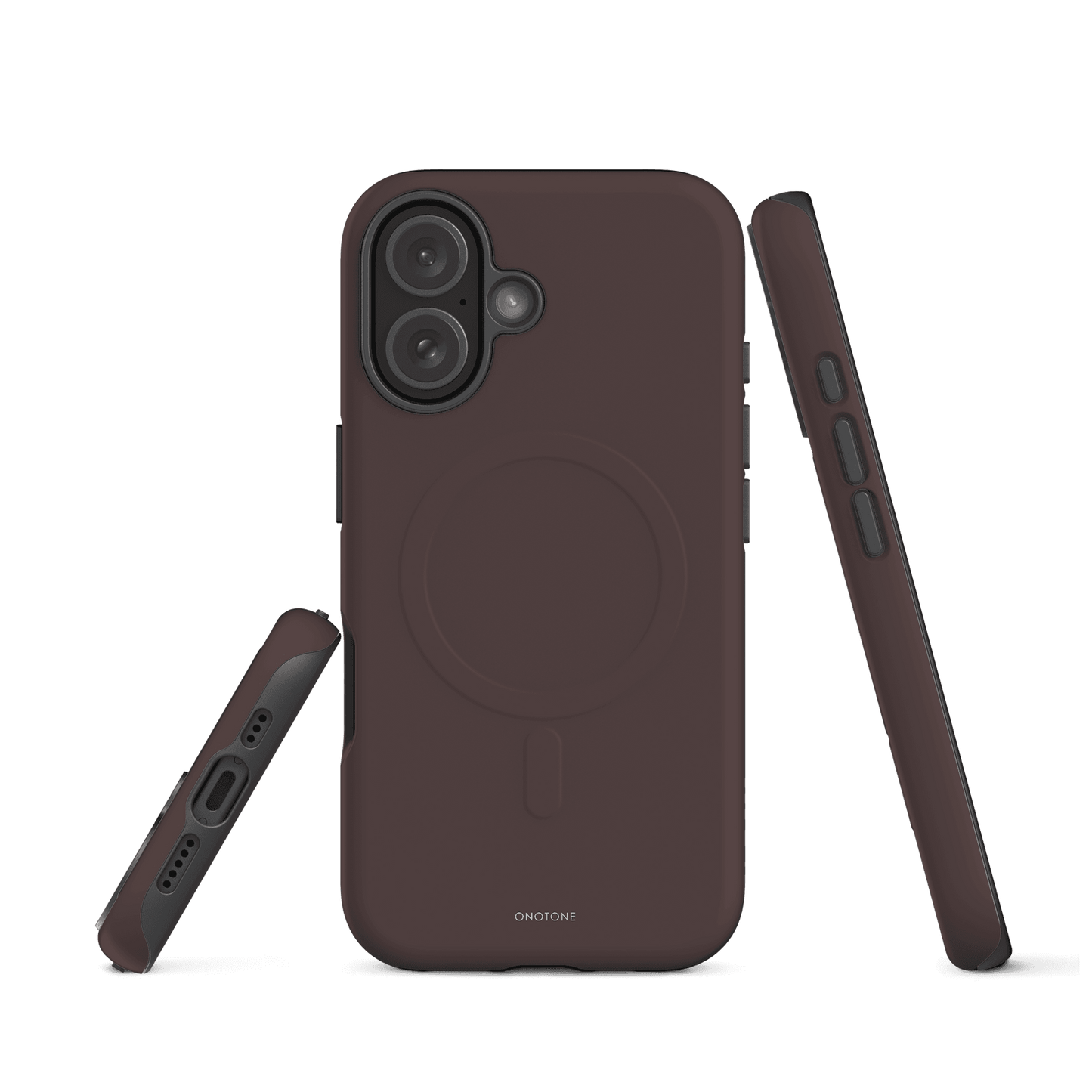 GRAY MINIMALIST IPHONE® CASE - PANTONE® 438