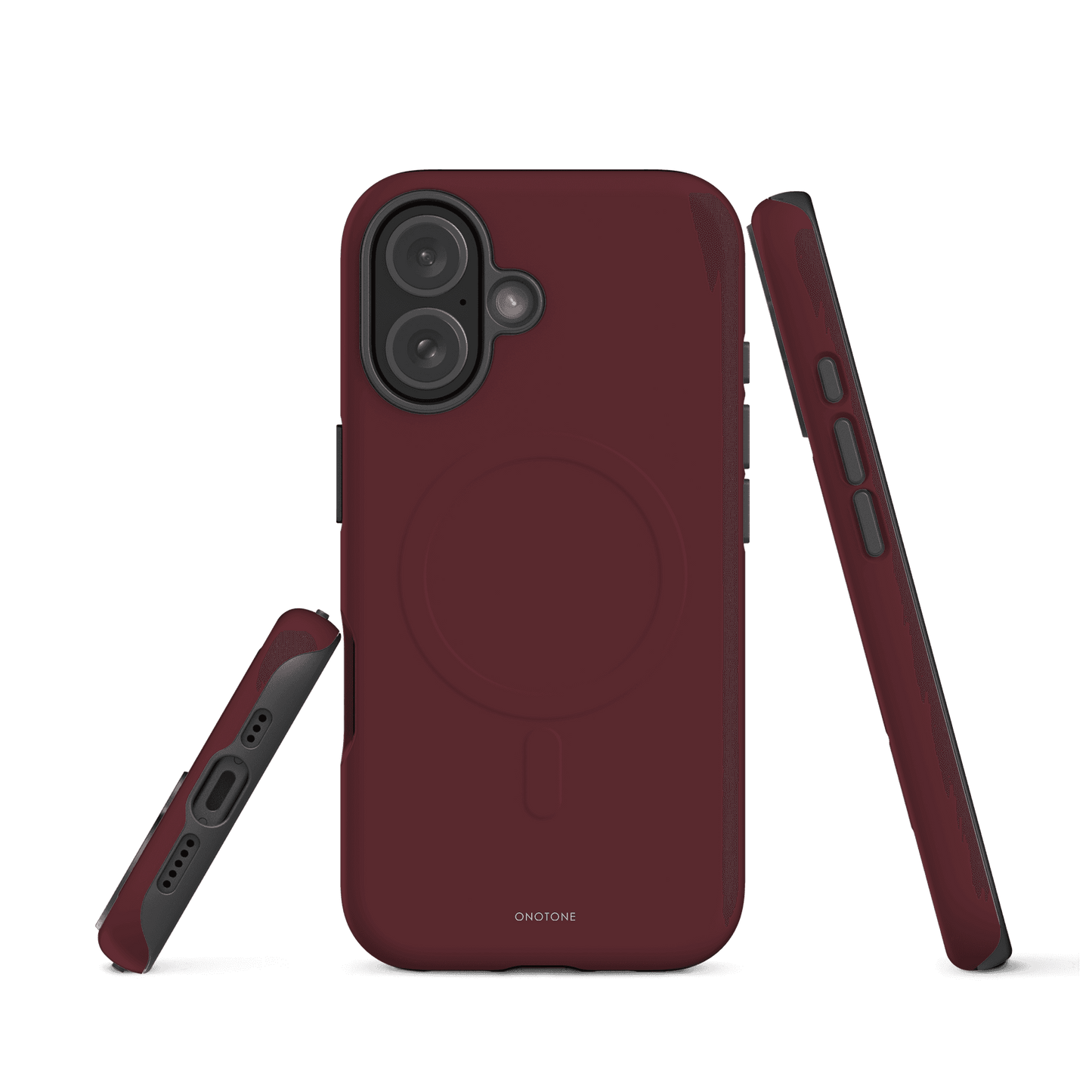 BROWN MINIMALIST IPHONE® CASE - PANTONE® CHOCOLATE TRUFFLE