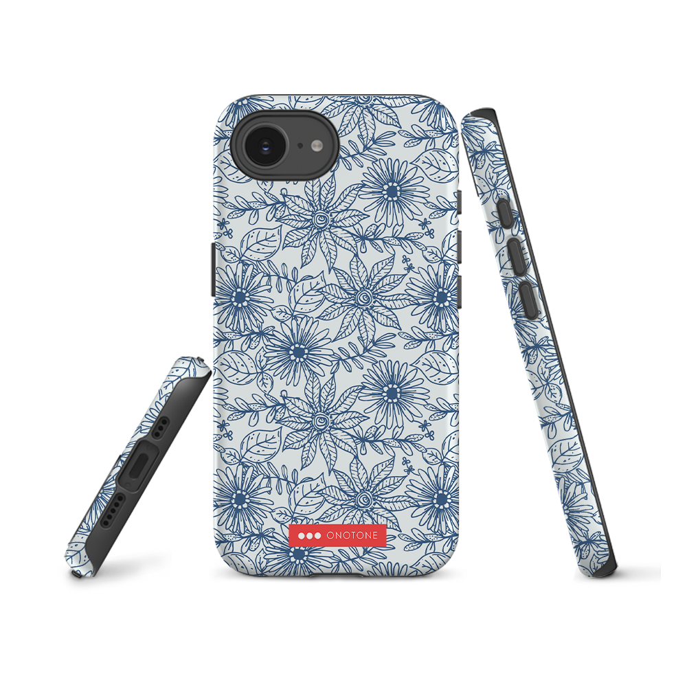 Japanese design indigo iPhone® Case